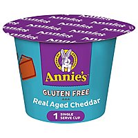 Annies Homegrown Macaroni & Cheese Gluten Free Rice Pasta & Cheddar Cup - 2.01 Oz - Image 1