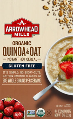 Arrowhead Mills Cereal Hot Instant Quinoa & Oat - 8-1 Oz - Image 2