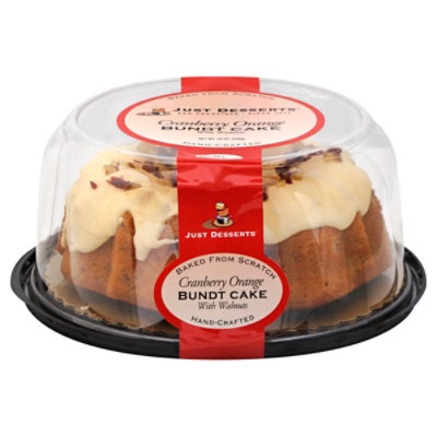 Jon Donaire Cake Bundt Cranberry Orange Walnut - Each