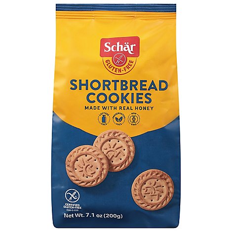 Schar Cookies Gluten-Free Shortbread - 7 Oz