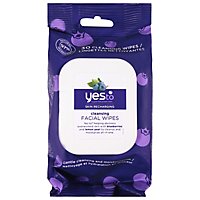 Yes To Blueberries Facial Wipes Cleansing - 25 Count - Image 3