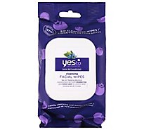 Yes To Blueberries Facial Wipes Cleansing - 25 Count