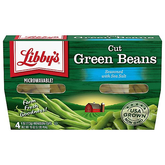 Libbys Beans Green Cut - 4-4 Oz
