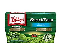 Libbys Microwavable Peas Sweet Lightly Seasoned With Sea Salt - 4-4 Oz