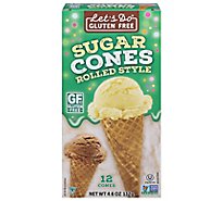 Lets Do Sugar Cones Gluten Free 12 Count - 4.6 Oz