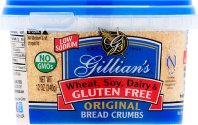 Gillians Original Bread Crumbs Gluten Free - 12 Oz - Image 6