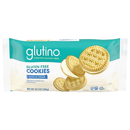 Glutino Vanilla Creme Cookies - 10.5 Oz - Image 1