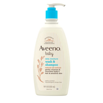 Aveeno Baby Calming Comfort Lavender and Vanilla Tear-Free Bath Wash, 2  pk./18 fl. oz.