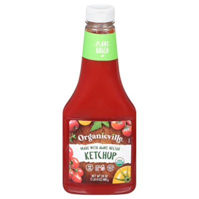 Organicville Organic Ketchup Gluten Free - 24 Oz - Image 3