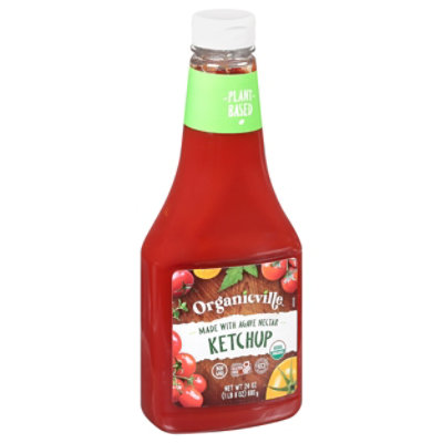 Organicville Organic Ketchup Gluten Free - 24 Oz