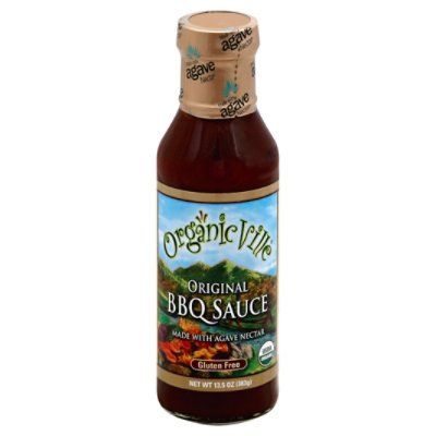 Organicville Organic Bbq Sauce Original Gluten Free - 13.5 Oz