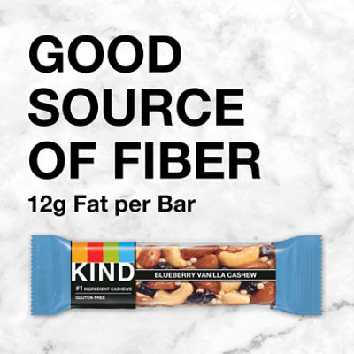KIND Blueberry Vanilla Cashew Gluten Free Snack Bar - 1.4 Oz - Image 3