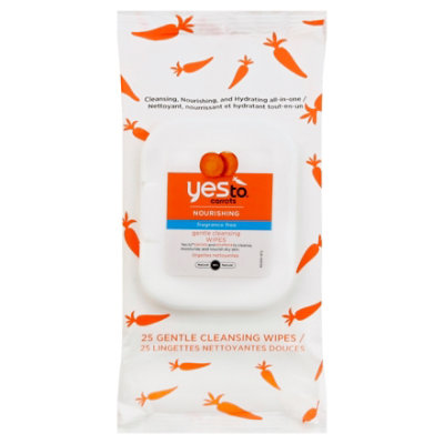 Yes To Carrots Frag Free Towelettes - 25 Count - Image 1