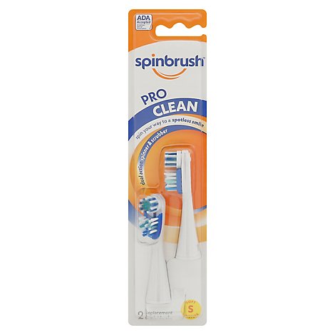 ARM & HAMMER Spinbrush Replacement Brush Heads Pro Series Soft - 2 Count