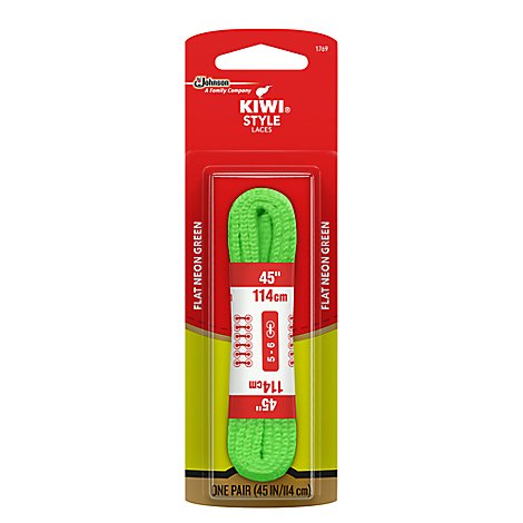 Kiwi Flat Fun Neon Green Lace - 45 Inch