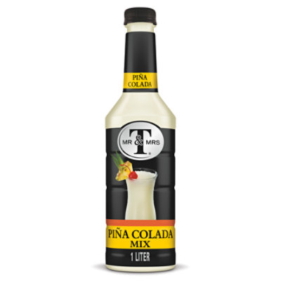 Mr & Mrs T Pina Colada Mix Bottle - 1 Liter - Image 1