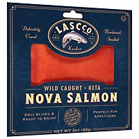 LASCCO Salmon Nova Wild Caught - 3 Oz - Image 1