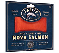 LASCco Wild Caught Keta Nova Salmon - 3 Oz