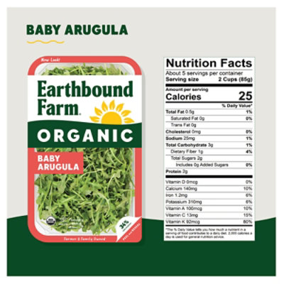 Earthbound Farm Organic Baby Arugula Tray - 16 Oz - Image 4