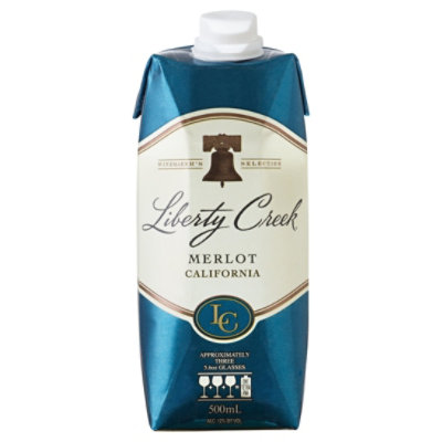 Liberty Creek Vineyards Merlot Red Wine Tetra Pak - 500 Ml - Image 2