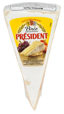 President Brie Wedge - 0.50 Lb