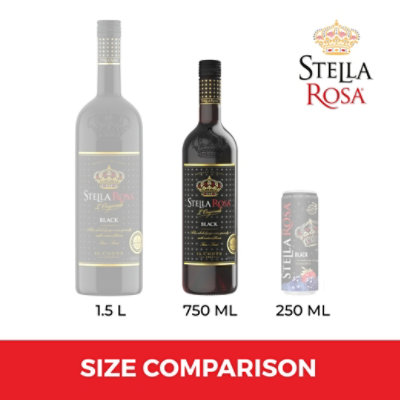 Stella Rosa Black Semi Sweet Red Wine - 750 Ml - Image 4