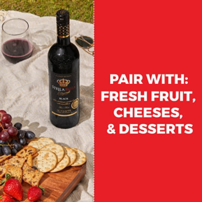 Stella Rosa Black Semi Sweet Red Wine - 750 Ml - Image 5