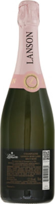 Champagne Lanson Brut Rose Rose Label Wine - 750 Ml - Image 4