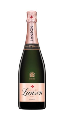 Lanson Brut Rose Rose Label Wine - 750 Ml