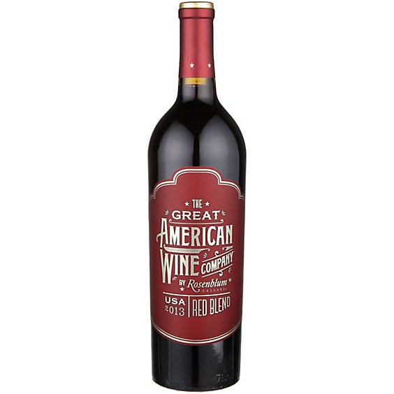 The Great American Wine Company Wine Red Blend - 750 Ml