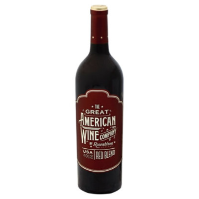 The Great American Wine Company Wine Red Blend - 750 Ml