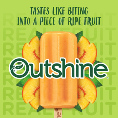 Outshine Fruit Ice Bars Peach 6 Count - 14.7 Fl. Oz. - Image 2