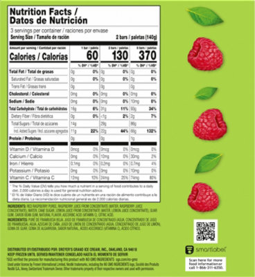 Outshine Fruit Ice Bars Raspberry 6 Counts - 14.7 Fl. Oz. - Image 6