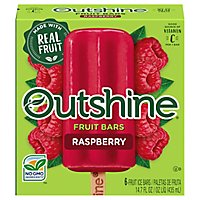 Outshine Fruit Ice Bars Raspberry 6 Counts - 14.7 Fl. Oz. - Image 1