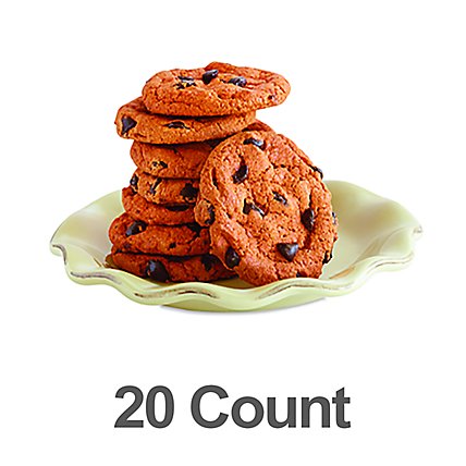 Bakery Cookies Pumpkin Chocolate Chip 20 Count - Each - Image 1