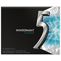 5 Gum Wintermint Ascent Sugarfree Gum Single Pack - Image 1