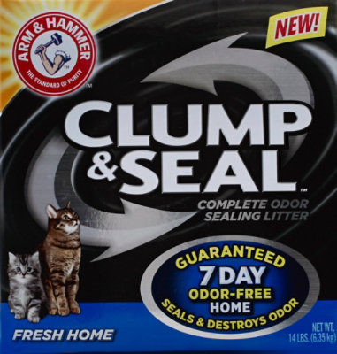 ARM & HAMMER Clump & Seal Fresh Scent Cat Litter - 14 Lb - Image 2