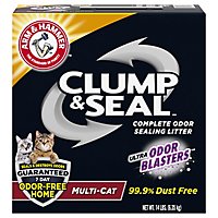 ARM & HAMMER Clump Seal Multi Cat Litter - 14 Lb - Image 1