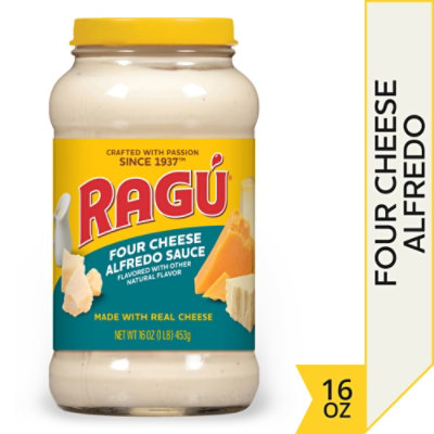 RAGU Cheese Creations Pasta Sauce Four Cheese Jar - 16 Oz - Image 1