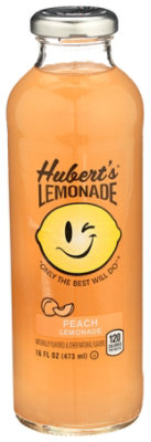 Huberts Lemonade Peach - 16 Fl. Oz.
