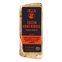 Cello Fontal Tuscan Rubbed Cheese - 5 Oz. - Image 1