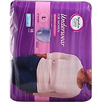  Signature Care Incontinence & Post Partum Protective Underwear For Women Large - 18 Count - Image 4