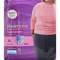 Signature Care Incontinence & Post Partum Protective Underwear For Women Extra Large - 16 Count - Image 2