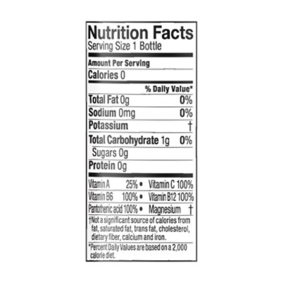 vitaminwater Zero Water Beverage Nutrient Enhanced Focus Kiwi Strawberry - 20 Fl. Oz. - Image 4