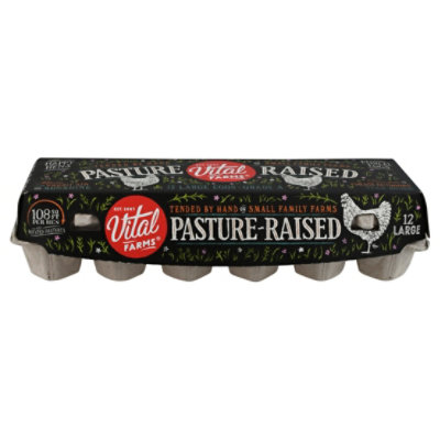 Vital Farms Eggs Large - 12 Count - Image 3