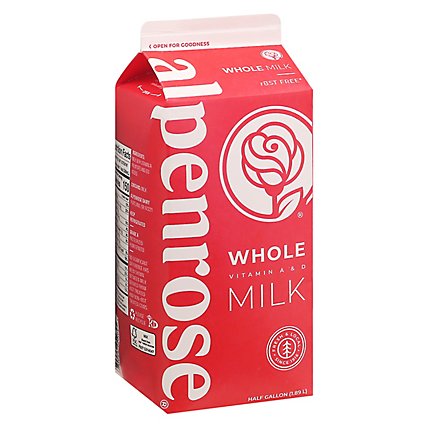 Alpenrose Whole Milk - Half Gallon - Image 1