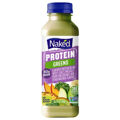 Naked Juice Smoothie Protein Protein & Greens - 15.2 Fl. Oz.