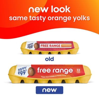 Happy Egg Co. Eggs Free Range Large - 12 Count - Image 2