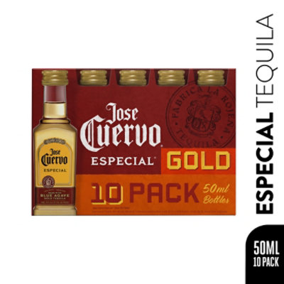 Jose Cuervo Especial Gold Tequila 80 Proof - 10-50 Ml - Image 1