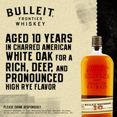 Bulleit Bourbon 10 Year Old Whiskey - 750 Ml - Image 4